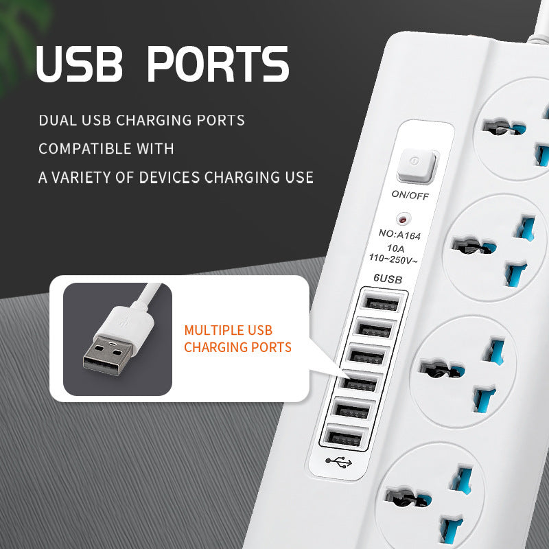 Power Up Smartly – USB & Plug Strip Combo
