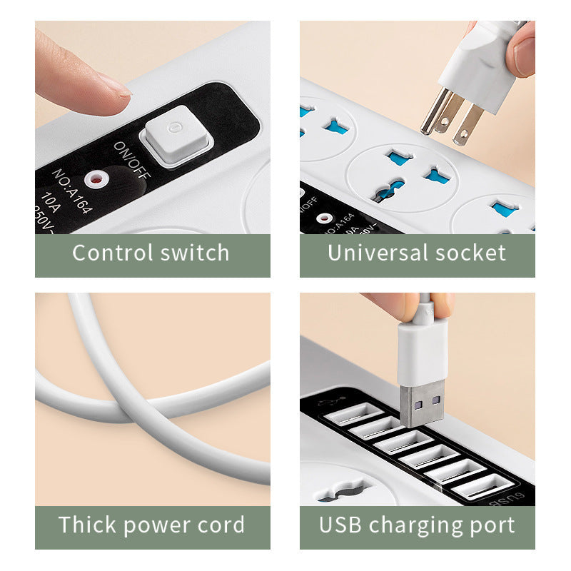 Power Up Smartly – USB & Plug Strip Combo